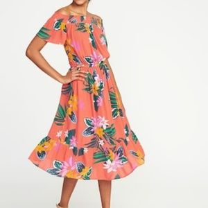 Old navy dress Offthe-Shoulder Crinkle-Gauze Midi